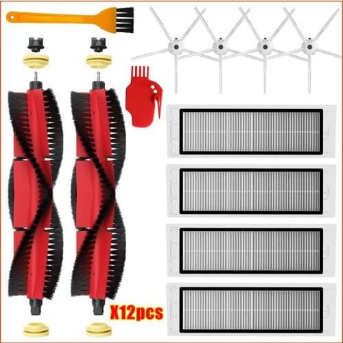 Washable Mop Cloth HEPA Filter Main Brush Side Brush For Xiaomi Roborock S50 S51 S55 S6 S6 Pure Accessories Vacuum Cleaner Parts