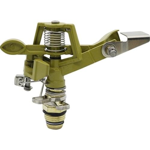 1/2 Inch Water Sprinkler Rotate Rocker Arm Nozzle Sprayer Connector Copper Garden Lawn Irrigation Sprinklers Garden Tools 1 Pc