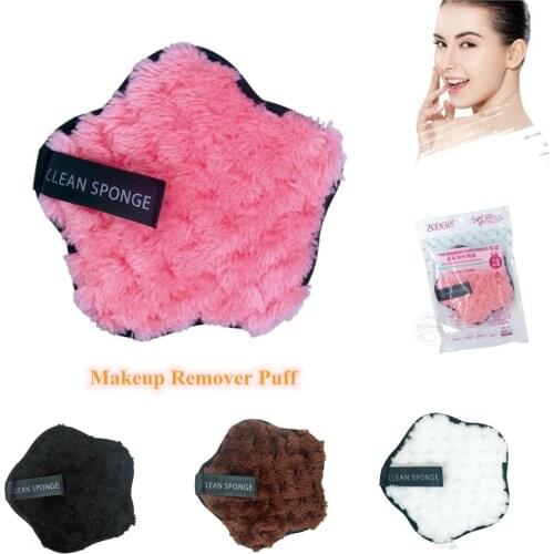 Microfiber Cloth Pads Facial Makeup Remover Puff Cotton Double Layer Face Cleansing Towel Reusable Nail Art Cleaning Wipe