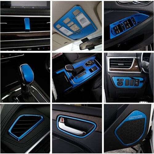 Blue item for dongfeng DFSK 580 Interior decoration Gear box Instrument outlet decorate frame