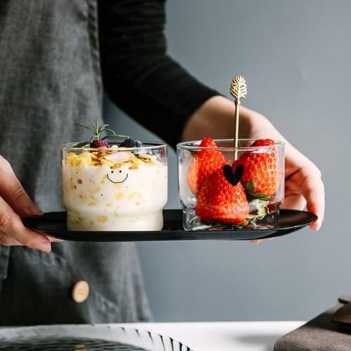 Smiling Face Love Glass Breakfast Cup Coffee Milk Cup Juice Water Cup Transparent Glass High Borosilicate Glass