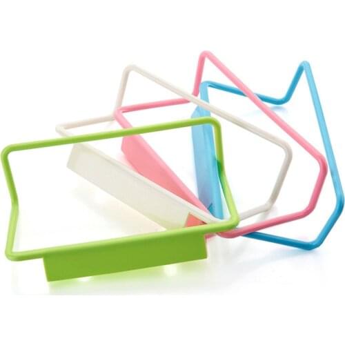 Kitchen Cabinet Towel Rag Rack, Punch-Free Storage Rack, Door-Back Single-Pole Sundries Storage And Sorting