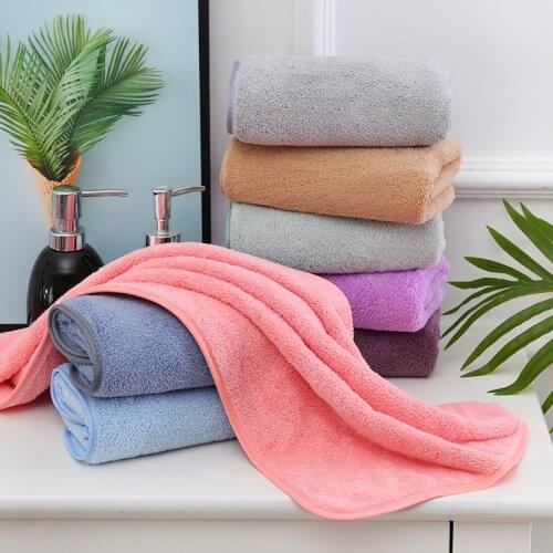 Quick dry microfiber coraline toalha face edging towel Absorbent thicker wipe table kitchen for kids adult women