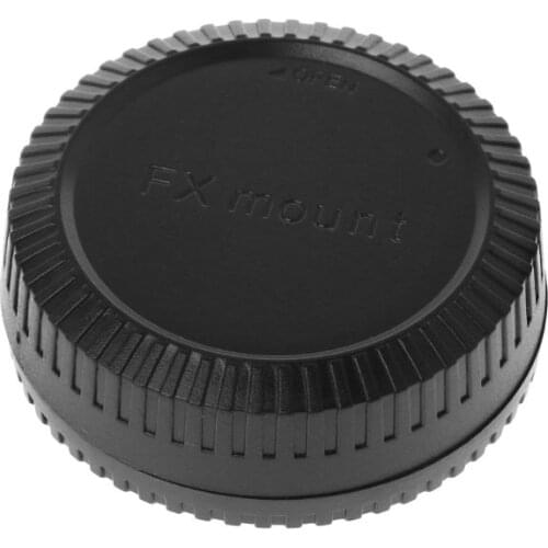 Rear Lens Body Cap Camera Cover Anti-dust Protection Plastic Black for Fuji Fujifilm FX X Mount
