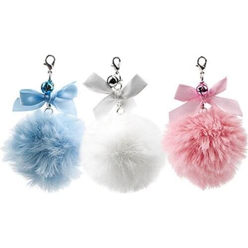 3PCS Soft Fluffy Cat Pompom Ball Replacement Cat Toys Interactive Cute Cat Wand Refills Kitten Favor мягкие игрушки Pet Supplies