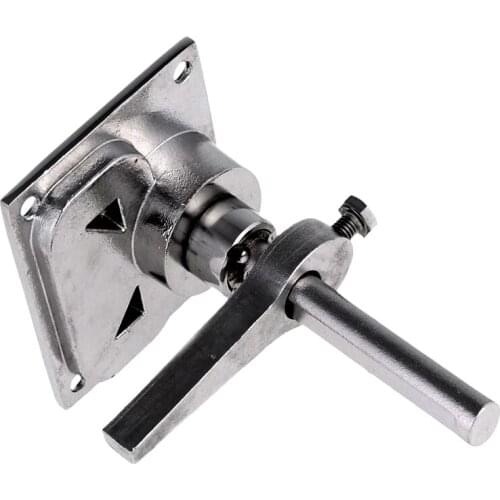 316 Stainless Steel 3.1 x 2.4 inches (L x W) Height-adjustable Marine Hatch Lock Flushable Elevating Handle Sturdy Durable