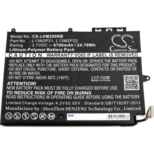 Cameron Sino 6700mAh battery for LENOVO Miix 2 10 3 10 3-1030 1ICP4/83/103-2 C2-X1-d21 L13M2P22 L13N2P21