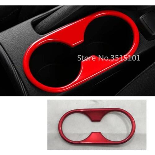 Car Trim Center Console Middle Rear Back Tail Cup Gear Armrest Box Frame 1pcs For Mazda CX-3 CX3 2017 2018 2019 2020