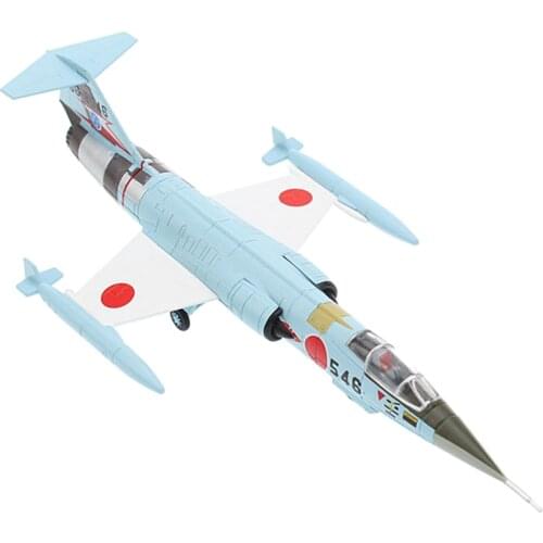 F-104J Starfighter Plane Model Airplane Model Aircraft Model 1/100 Scale Diecast Alloy Airplanes