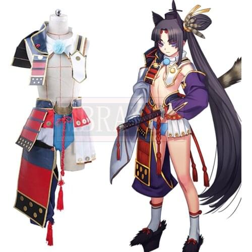 FGO Fate/Grand Order Ushiwakamaru Cosplay Costume Christmas Halloween Party Custom Made Any Size