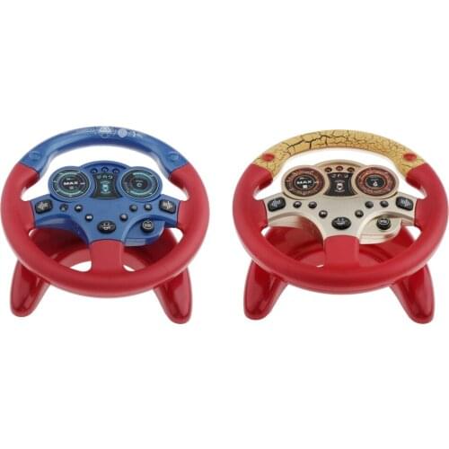 Simulated Portable Steering Wheel Game Learn Driving Pretend Funny Toy