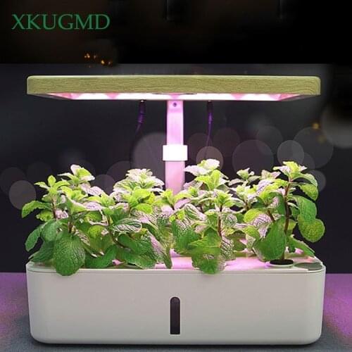 Intelligent Hydroponic Box Indoor Soilless Cultivation Equipment LED Fill Light Vegetable Planting Machine Nursery Flower Pot
