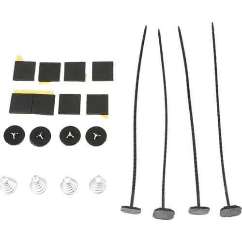 Electric Fan Radiator Mounting Kit Plastic Tie Strap Transmission Cooler Kit