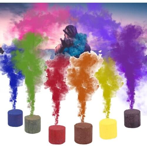 Colorful Smoke Pills Combustion Smog Cake Effect Smoke Bomb Pills Portable Photography Prop Halloween Props Stage Supplies L3