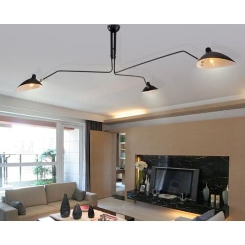 Nordic Spider Duckbill Chandeliers Modern E27 Iron Ceiling Chandelier Living Room Bedroom Home Decor Industrial Light Fixtures