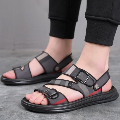 New Casual Men Sandals Summer Shoes Sandal Flip Flop Outdoor Breathable Comfort Slip on Plus Size Open Shoes Sandalias