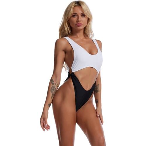 Sexy One Piece 2021 Swimsuit Push Up Swimwear Women Ruffle Monokini Adjustable Shoulder Swimsuit Bodysuit Bathing Suit Swim Wear