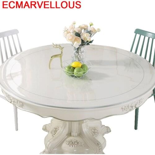 Plastic Obrus Pokojowy Tovaglie Transparent Obrusy Na Round PVC Manteles Nappe Cover Tablecloth Toalha De Mesa Table Cloth