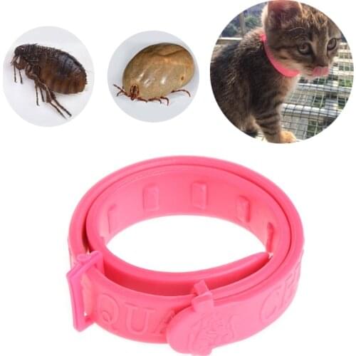 1Pc Pet Dog Puppy Cats Kitten Acari Neck Strap Anti Flea Mite Tick Adjustable Collar