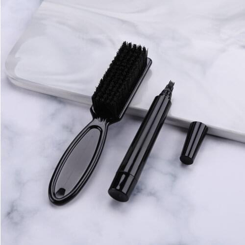 Facial Whiskers Moustache Growth Pen Beard Brush Tool Kit Beard Care Salon Hairstyle Supplies Beard Enhancer Nourish