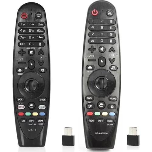 1pc AN-MR18BA Rplacement IR/USB Voice Magic Remote Control For LG 4K UHD Smart TV Model