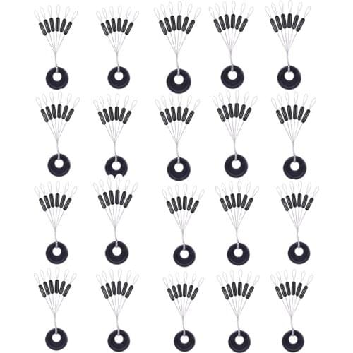 120pcs/set Resistance Space Beans Stopper Not To Hurt The Line Vertical Beans Carp Fishing Tackle Accessories Easy Use