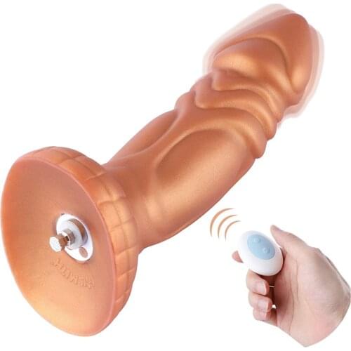 21cm Tentacle Vibrating Dildo for Hismith Kliclok Sex Machine Slightly Curved Silicone Dong for Advanced Users Suction Cup Dildo