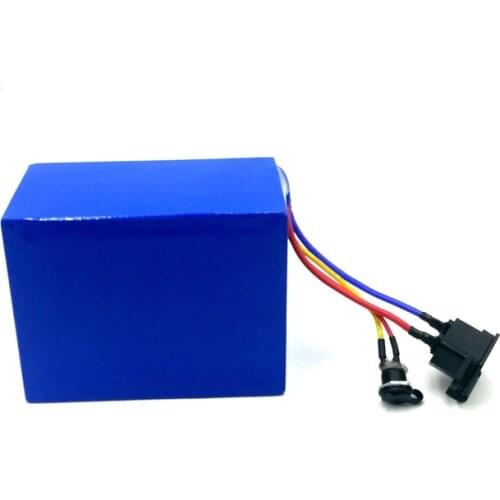 24V 60AH EBike battery 24v motorcycle battery 24v UPS battery with 50A BMS 3.7V 5.0AH 26650 Cell 5A Charger free shipping