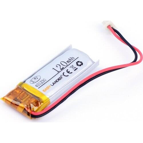 401230 3.7V 120mAh Rechargeable Li-Polymer Li-ion Battery For mp3 GPS Smart bracelet watch Bluetooth earphone BT2010 041230