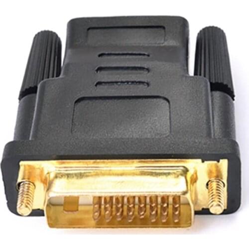 DVI to HDMI-compatible Adapter DVI D 24+1 Male to HDMI-compatible Female Cable X3UF
