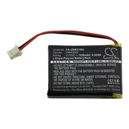 Cameron Sino 1250mAh Battery YK843553 for UNIDEN UBW2101C Camera, UBWC21