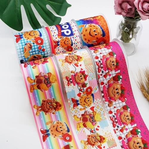 DIY Cartoon Food Printed Grosgrain Ribbon For Craft Supplies Sewing Accessories 5 Yards, Planar Resins Mold 10 Pieces. 46802