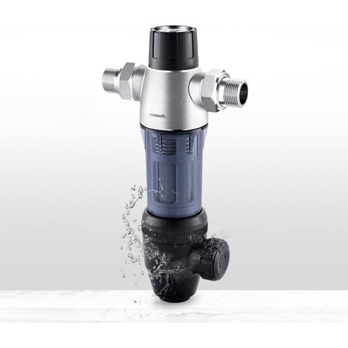 Backwashing Stainless Steel Household Whole House Water Filter Front Water Purifier Tap Water Pipe Filter