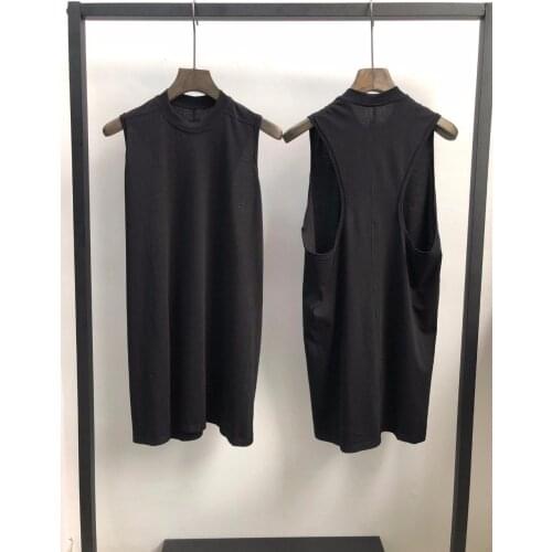 19ss Owen seak Men T Shirt Tops 100%Cotton Gothic Style Mens Clothing Tops Tees Summer Women Tees Black T Shirt Size XL