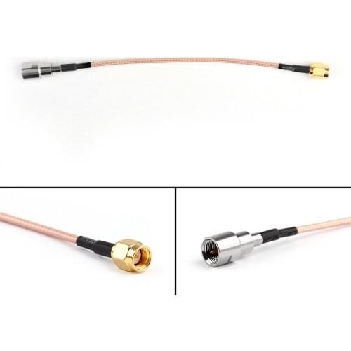 Areyourshop RG316 Cable FME Male Plug Jack to SMA Male Plug RF Pigtail Coax Adapter 15cm 6in 4PCS 50 ohm High Quality Wire Cable