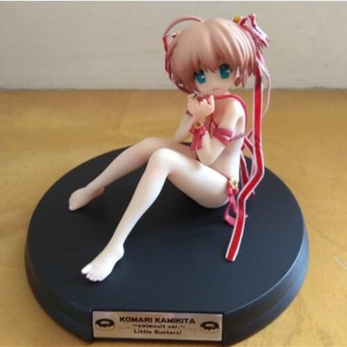 1/8 Japanese Anime Little Busters Kamikita Komari Swimwear Genuine Boxed 10cm PVC Model Toy Collection Gifts