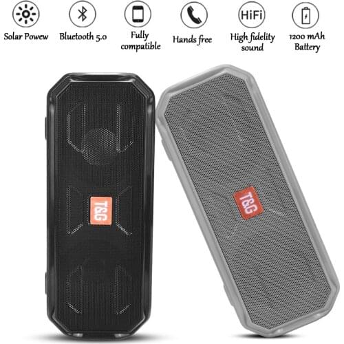 TG280 Flashlight Portable Speaker Wireless Stereo Bass Music Box TWS Outdoor Speaker Column Loudspeaker Box Support TF/FM Radio