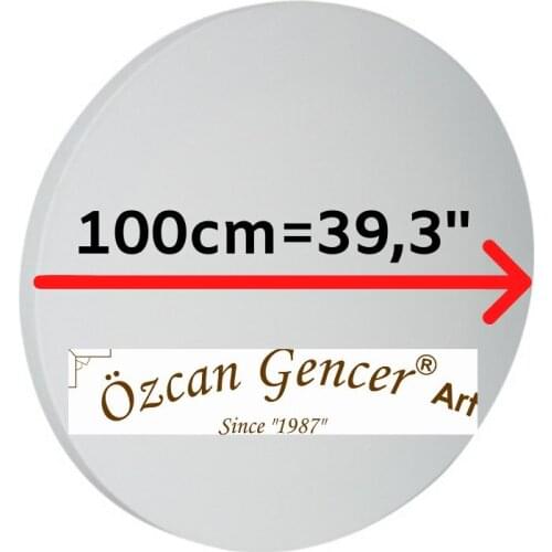 Professional Art Supply,Circle Stretched Canvas For Painting, oilpainting For acrylic .. Exclusive FIVE-Time Primed Artist Canvas