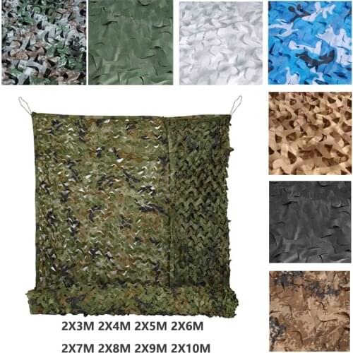 Multiple Sizes Reinforce Jungle Digital Field Training Camouflage Hunting Hidden SUN-SHELTER Military Bunker Shading Net