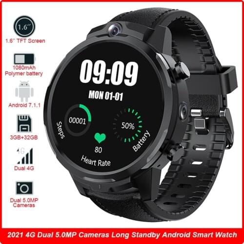 New Smartwatch 2020 Full Touch 3GB 32GB Face ID IP67 GPS Heart Rate 5.0MP Dual Cameras Smart Watch Men For Xiaomi IOS Prime LEM