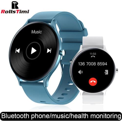 Rollstimi 2021 Smart Watch Sport Fitness Blood Pressure Heart Rate Monitor Wristband IP67 Waterproof smart watch For IOS Android