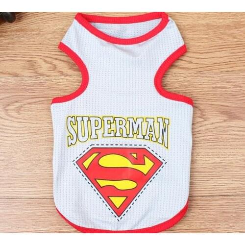 Super dog clothes very cool pet dog clothing Yorkshire Chihuahua poodle small dogs pet dog shirt vest