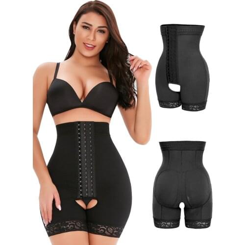 Women Butt Lifter Shapewear Hi-Waist Tummy Control Body Shaper Shorts Waist Trainer Panty Sexy Lingerie Waist Cincher Shape Wear