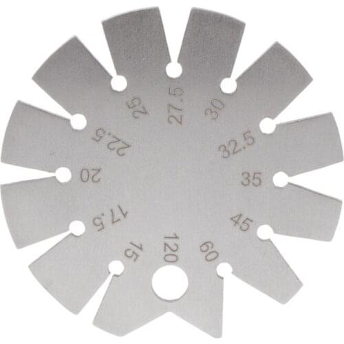 1pc Stainless Steel Bevel Gauge Angle Protractor Range 15-120 Degree Woodworking Gage Tool