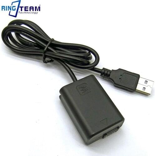 10x USB to NP-FW50 AC-PW20 PW20 Dummy Battery Coupler for Sony Camera NEX F3 5 7 A33 A55 SLT-A35 a7 a6000 a3000 A6300 A5000 RX10