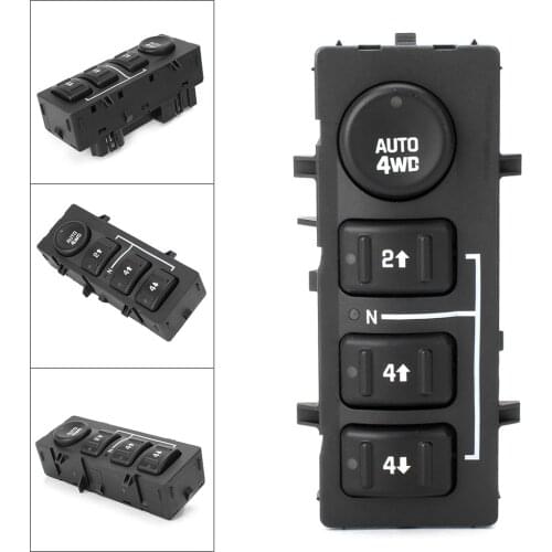 4WD 4x4 Transfer Case Selector Dash Switch for GMC SIERRA /CHEVROLET SUBURBAN TAHOE YUKON XL SILVERADO ESCALLADE AVALANCHE etc