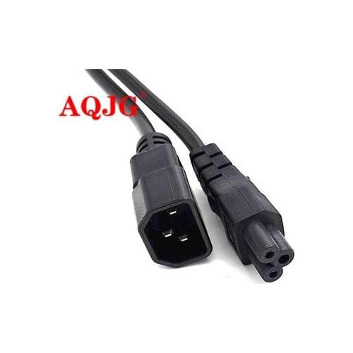 60 CM lenght IEC 320 C14 Male Plug to C5 Female Adapter Cable IEC 3 Pin Male to C5 Micky,PDU UPS Power Converter Cord