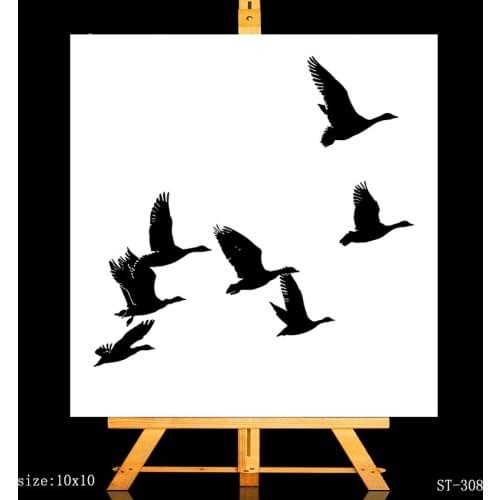 AZSG Migratory Wild Goose Clear Stamps For DIY Scrapbooking/Card Making/Album Decorative Silicone Stamp Crafts