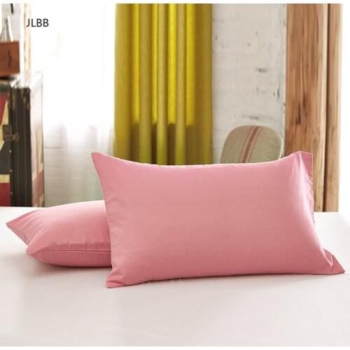 Free shipping Pure color Pillowcase A variety of sizes to choose from Quality assurance Low price promotion A pair of prices