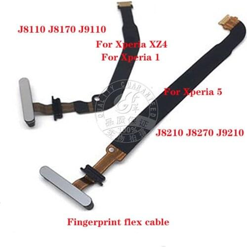 For Sony Xperia 1 Xperia 5 J8210 J8270 J9210 J8110 J8170 Original New Back Home Button Fingerprint Sensor Accessories Flex